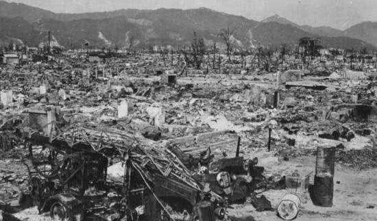 二战老照片：原子弹爆炸后的真实情况，犹如人间地狱